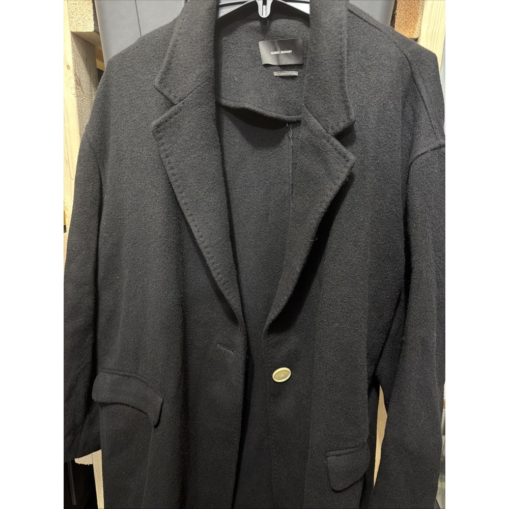 Isabel Marant Efezia wool and cashmere coat $1850 Excellent EU 40 Or USA Sz 10 - Picture 8 of 11